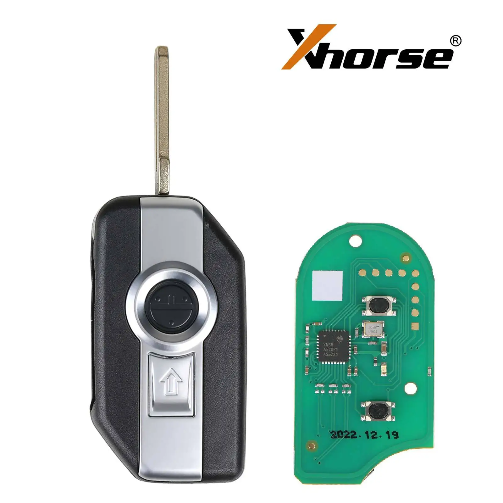 Xhorse XSBM90GL for BMW Motorcycle XM38 Smart Card Key With Shell Without LOGO VVDI 2 Buttons Smart Remote Control Key