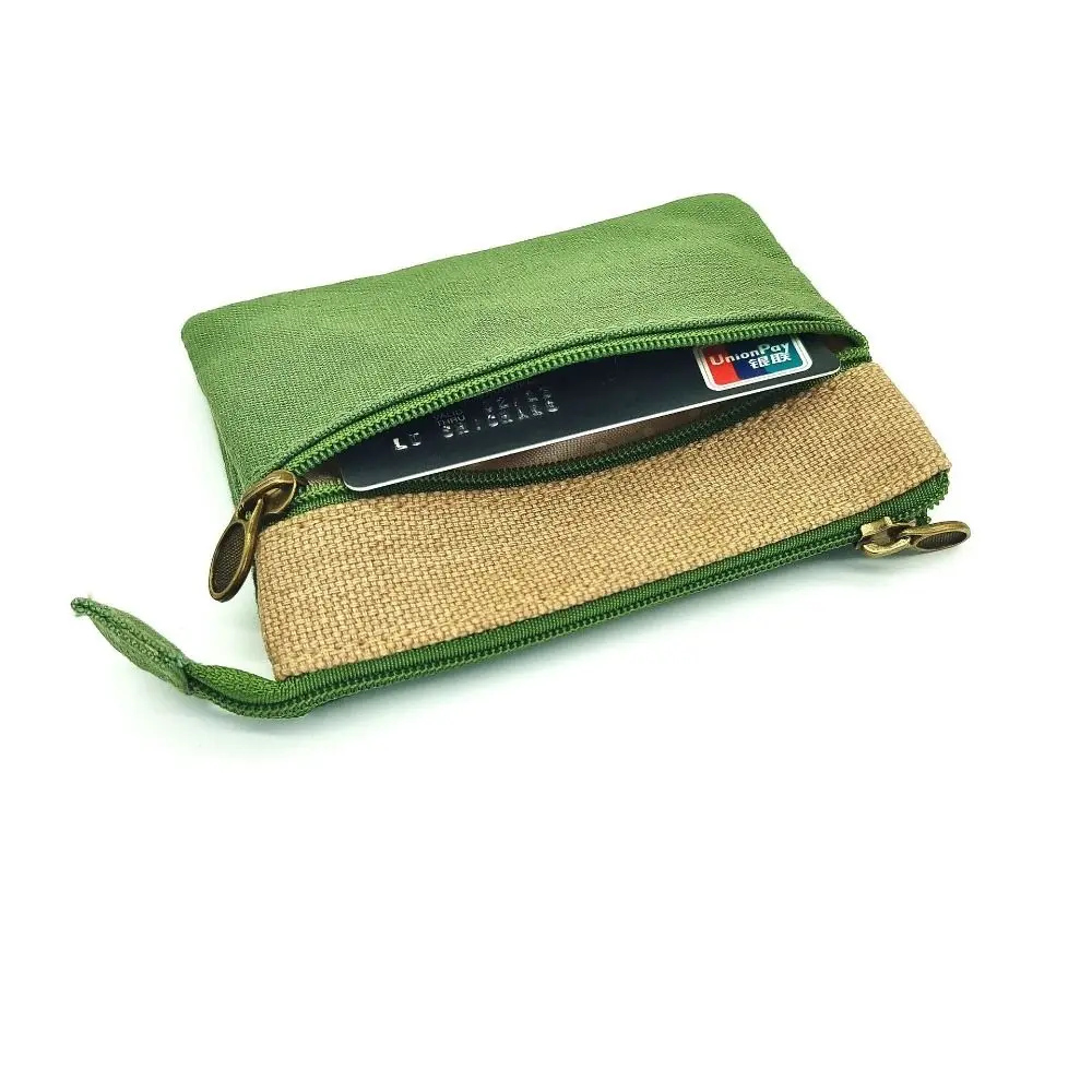 Women\'s Short Wallet Cotton Coin Purse Female Cloth Mini Money Pouch Card Bag Ladies Little Handbag for Women Girls