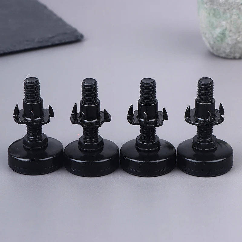 

{HMA84}4Pcs 3/8 Inch-16 Thread Adjustable Furniture Chair Feet Level Bolt Floor Protector Leg Pad Cabinet Table Sofa Raiser