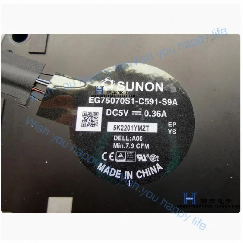 

L... For Dell Precision 3570 Laptop Cooling Fan with Heatsink 0VFGC3 VFGC3