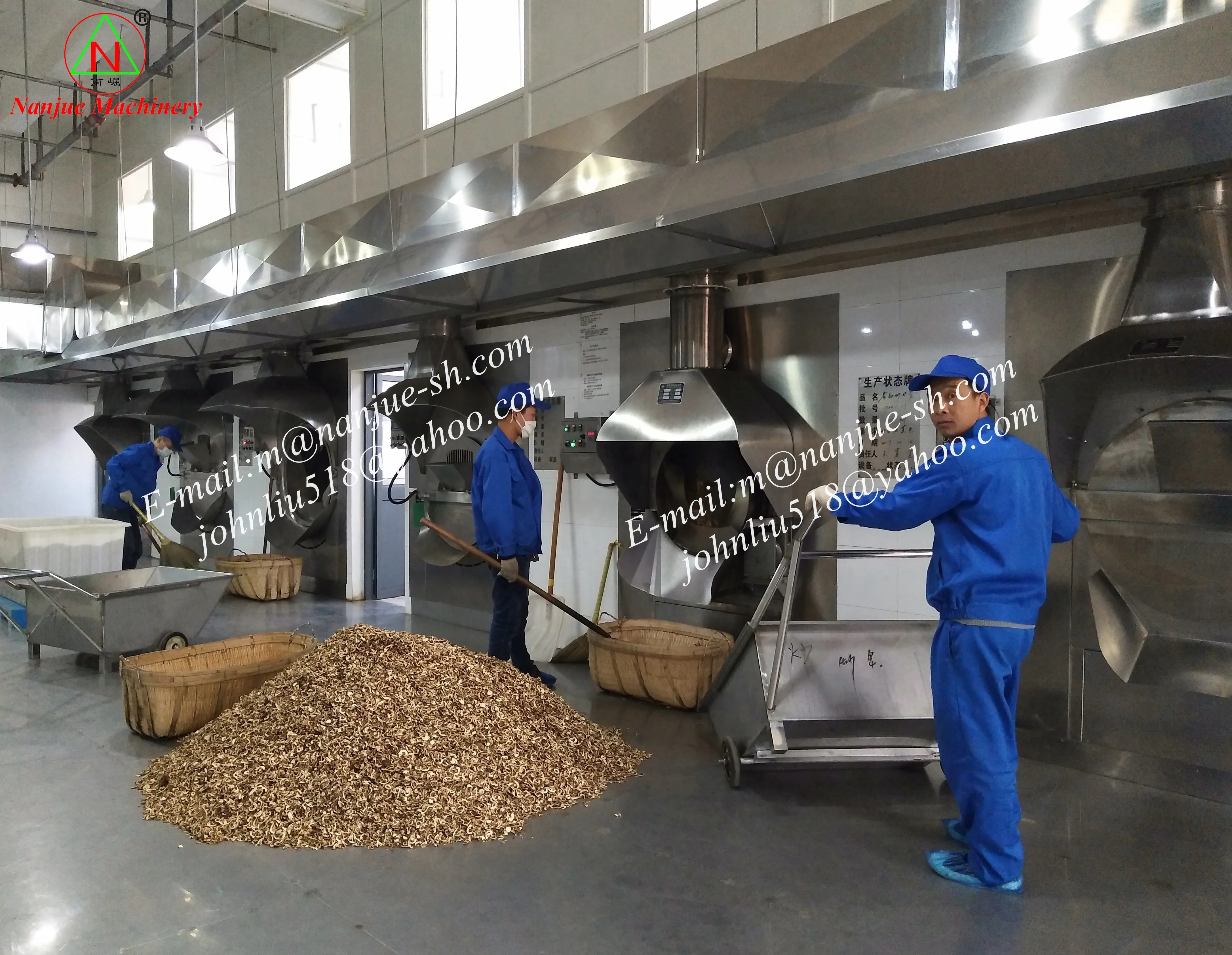 Stainless Steel Almond Peanut Nuts Sunflower Seeds Roaster Coffee Roasting Machine