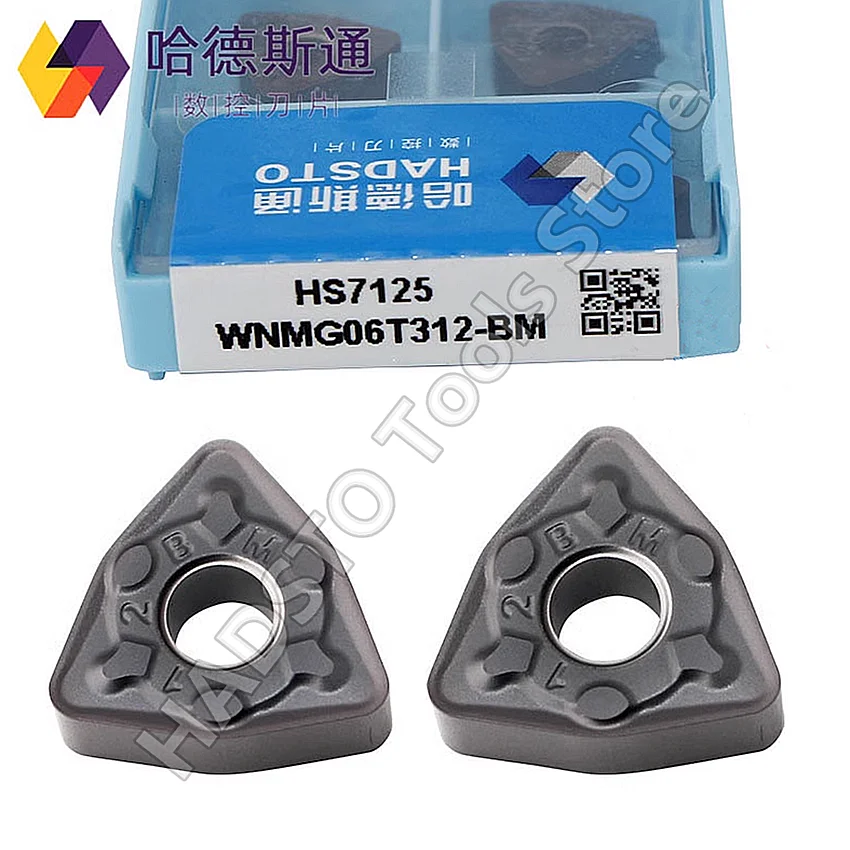 

WNMG06T312-BM HS7125/WNMG06T312-BM HS7120/WNMG060412-BM HS7125/WNMG060412-BM HS7120 HADSTO CNC carbide inserts Turning inserts