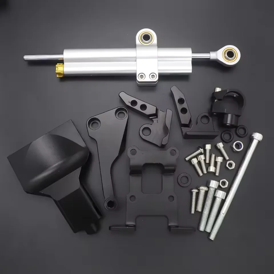 MT-07 MT07 FZ-07 CNC Lenkungsdämpfer Montagehalterung Kit für Yamaha MT07 MT-07 FZ-07 FZ07 2013–2019 2014 2015 2016 2017 2018