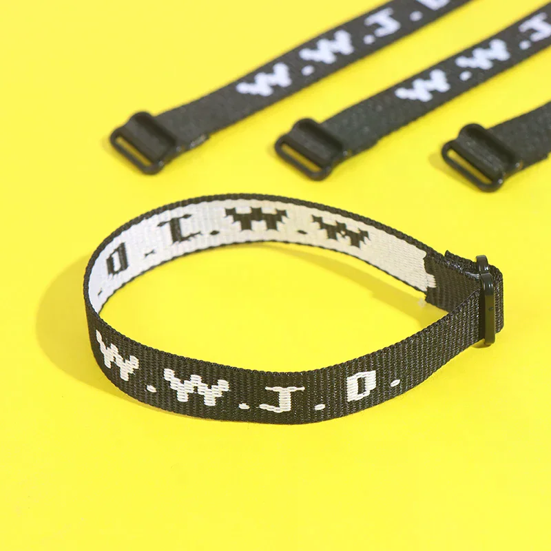 4pcs WWJD Bracelet Religious Bracelet What Would Jesus Do Bible Bracelet