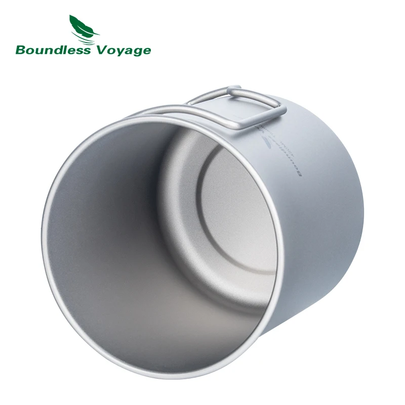 Sınırsız Voyage 420ml titanyum fincan fincan kapağı kamp kupa açık su çay fincanları