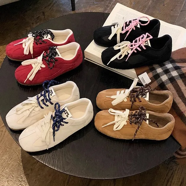 

Женские туфли на плоской подошве из матовой кожи с квадратной головкой, повседневные туфли из натуральной кожи на плоской подошве, удобная женская обувь