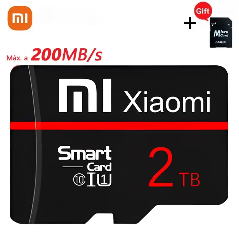 Карта памяти Xiaomi 2 ТБ 1 ТБ, высокоскоростная SD-карта класса 10, 128 ГБ, 512 ГБ, V60 A2, карта флэш-памяти 128 ГБ, Micro Tarjeta Sd для телефона