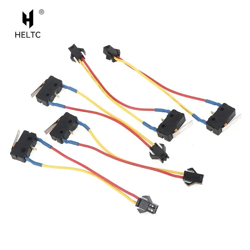 5Pcs Home Appliance Parts Gas Water Heater Two-wire Micro Switch With Splinter Gas Water Heater Micro Switch