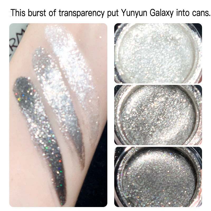 Xixi Continuous Broken Pearl Explosion Glitter Crystal Polarized Light Brightening Highlight Cheap Lying Silkworm Eye Shadow