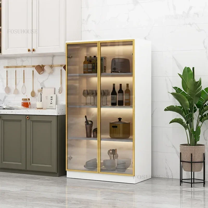 

Modern Minimalist Dormitory Kitchen Cabinets Light Luxury Home Sideboard Living Room Storage Locker Small Apartment Wine