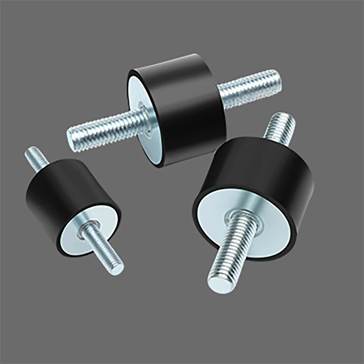 VV Type Rubber Double Head External Thread Motor Screw, Shock Absorber Column, Two End Screws