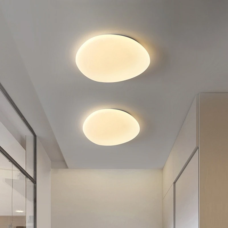 Simple postmodern book room master bedroom led pebble living room ceiling light