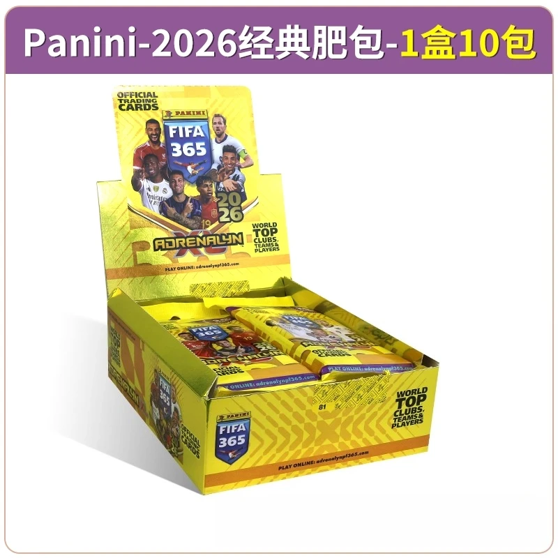 2026 Exclusieve Collectie Voetbalkaarten Limited Edition FIFA 365 Trading Card met Sterrenspelers Panini Adrenalyn XL Voetbal Cadeau