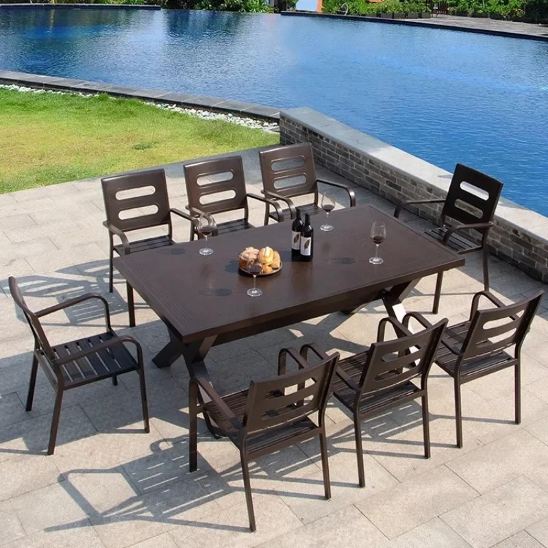 Garden leisure balcony Open-air outside Internet celebrity terrace tables and chairs