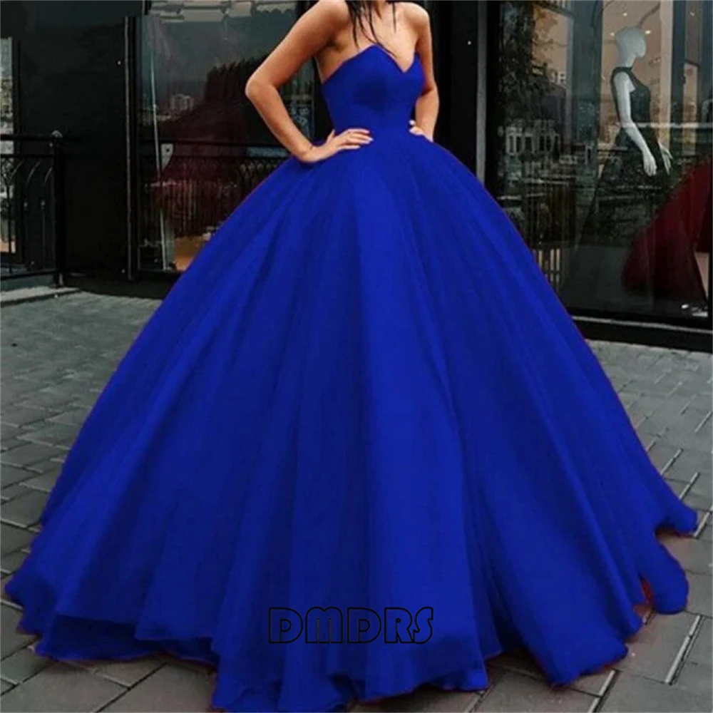 Women's Ball Gown Tulle Dress Sleeveless Floor Length Formal Dresses for Women Party Cocktail Homecoming Evening Outfit