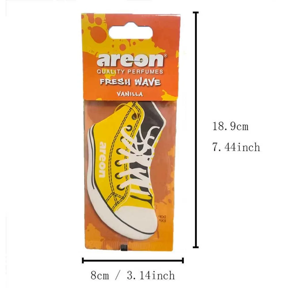 Trendy Sneaker‑Shaped Hanging Car Air Freshener, Shoe‑Style Ornament for Rearview Mirror, Light‑Scent Auto Interior Decor