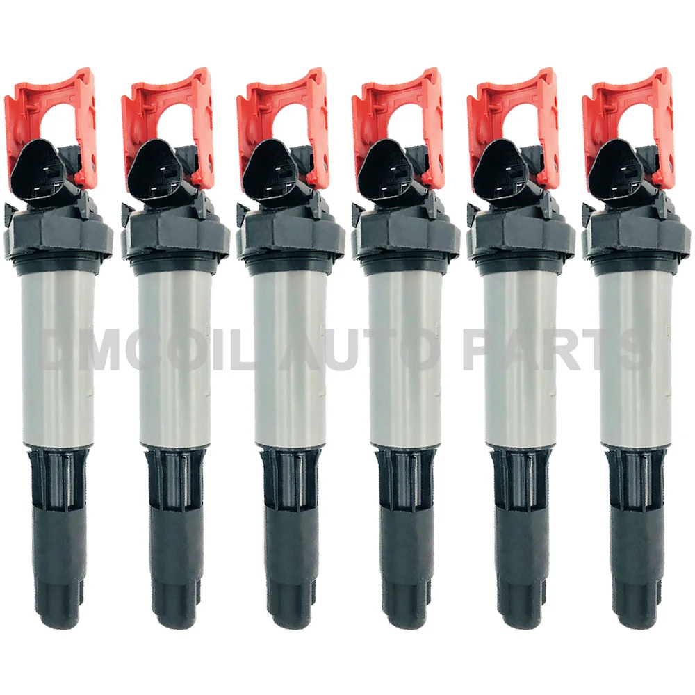 

6# RED PERFORMANCE IGNITION COIL FOR BMW THE 1 E81 3 E46 E90 5 E39 E60 E61 6 E63 E64 7 E65 E66 X3 E83 X5 E53 Z4 E85 12131712219