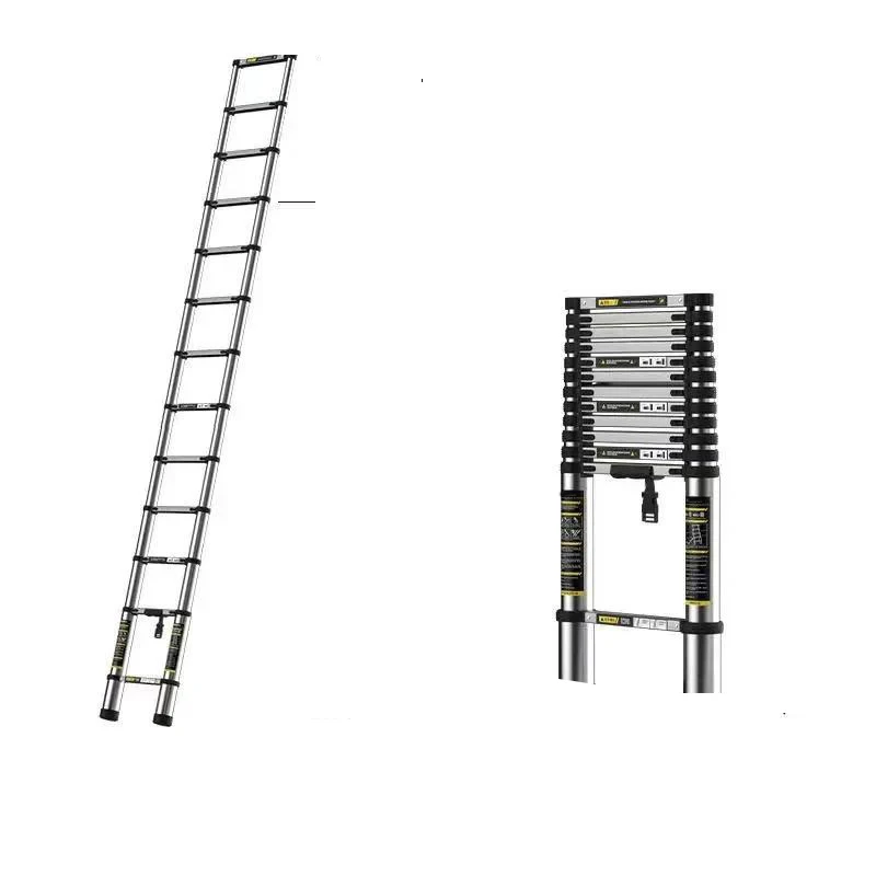 Manufacturer Direct Aluminum Ladder 6 Meters Fade Resistant Stick Ladder Eco Friendly Portable Telescopic Ladder