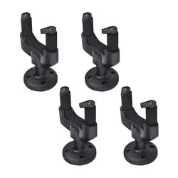 4 PCS/Set Wall Mount Guitar Rack Hangers for Decorative Hooks Wall-mounted Bass Stand Show Car