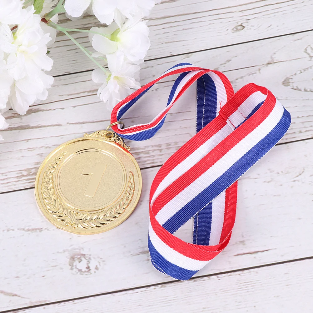 12Pcs Metal Sports Medals Hanging Award for School Sports Day Competition Student Reward Prize Decorative Medals