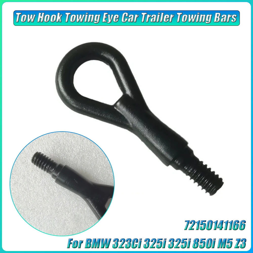 For BMW 3 E36 E46 5 E39 8 Z3 323Ci 325i 850i M5 Z3 Mini Smart ForTwo W450 Tow Hook Towing Eye Car Trailer Towing Bars