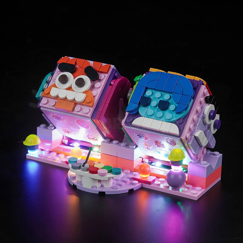 Brick Bling LED light 43248 model suitable for Inside Out 2 Mood Cubes building block gift (including lighting accessories only)