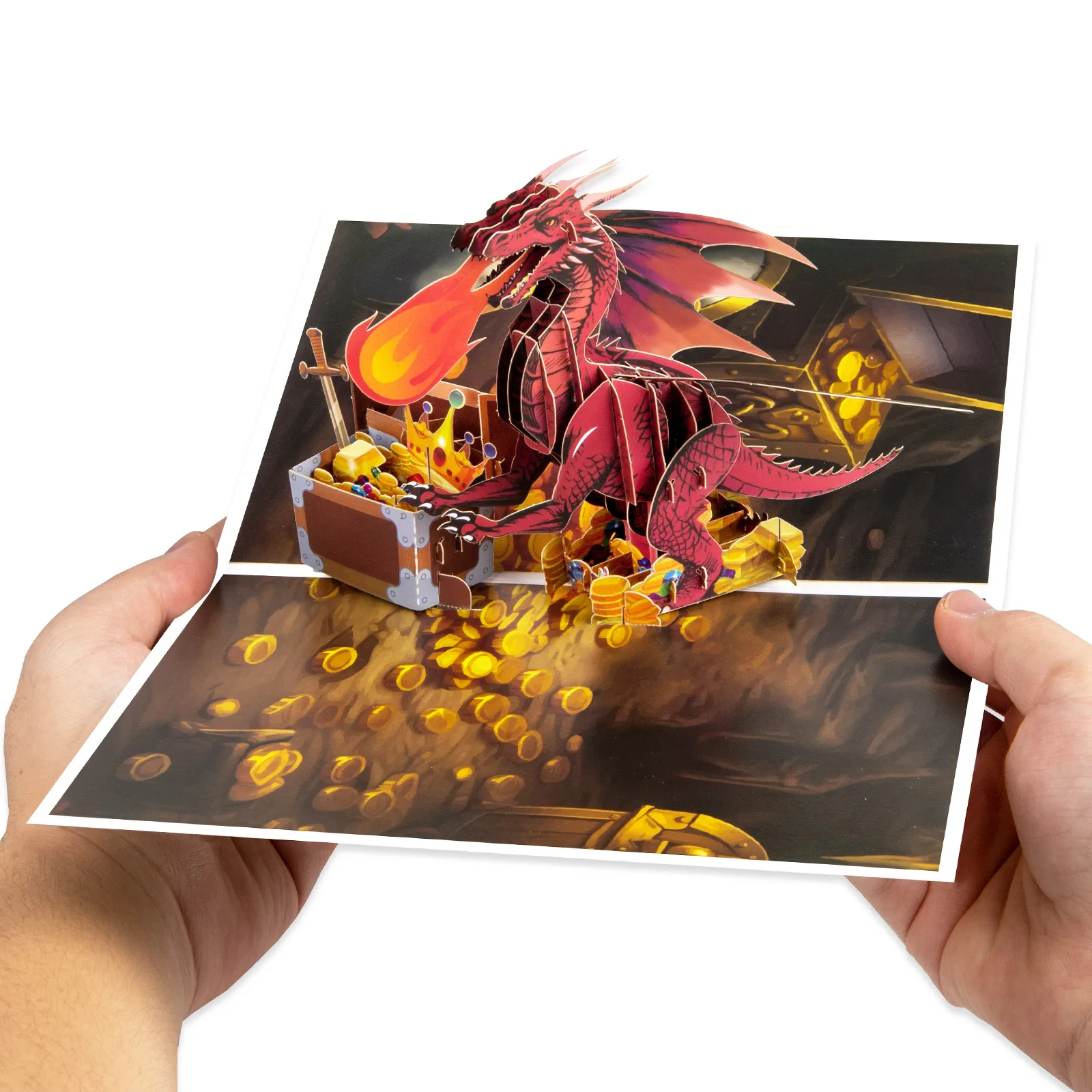 Картина 5: Charizard 3D всплывающая открытка с приветствием дракона, открытка на день рождения для детей, интерактивный складной дизайн, тематический подарок на день рождения в стиле аниме