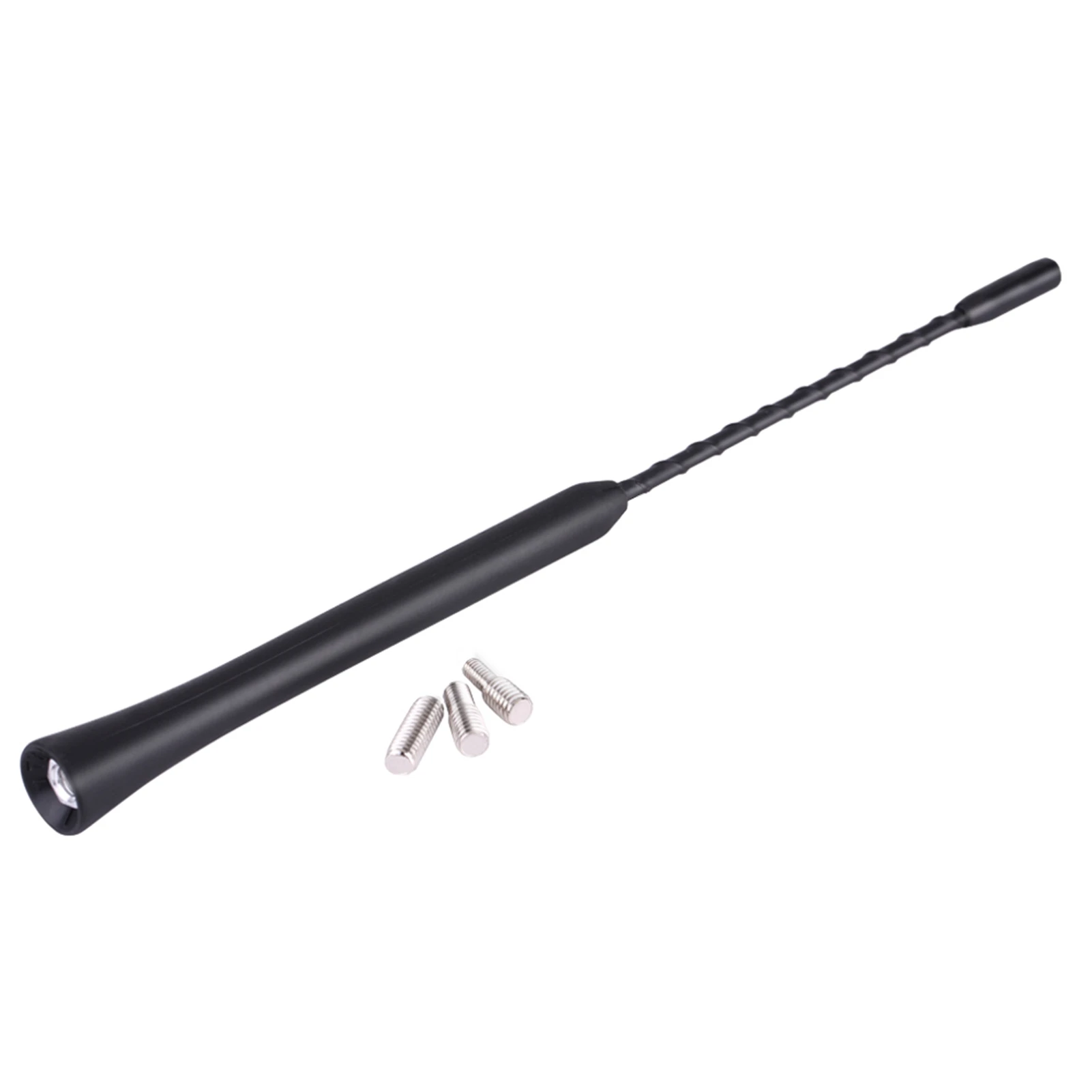Anti Noise Aerial 9 Inches Car Replacement Anti Noise Beesting Aerial FM Radio Antenna with Screws Car FM Antenna