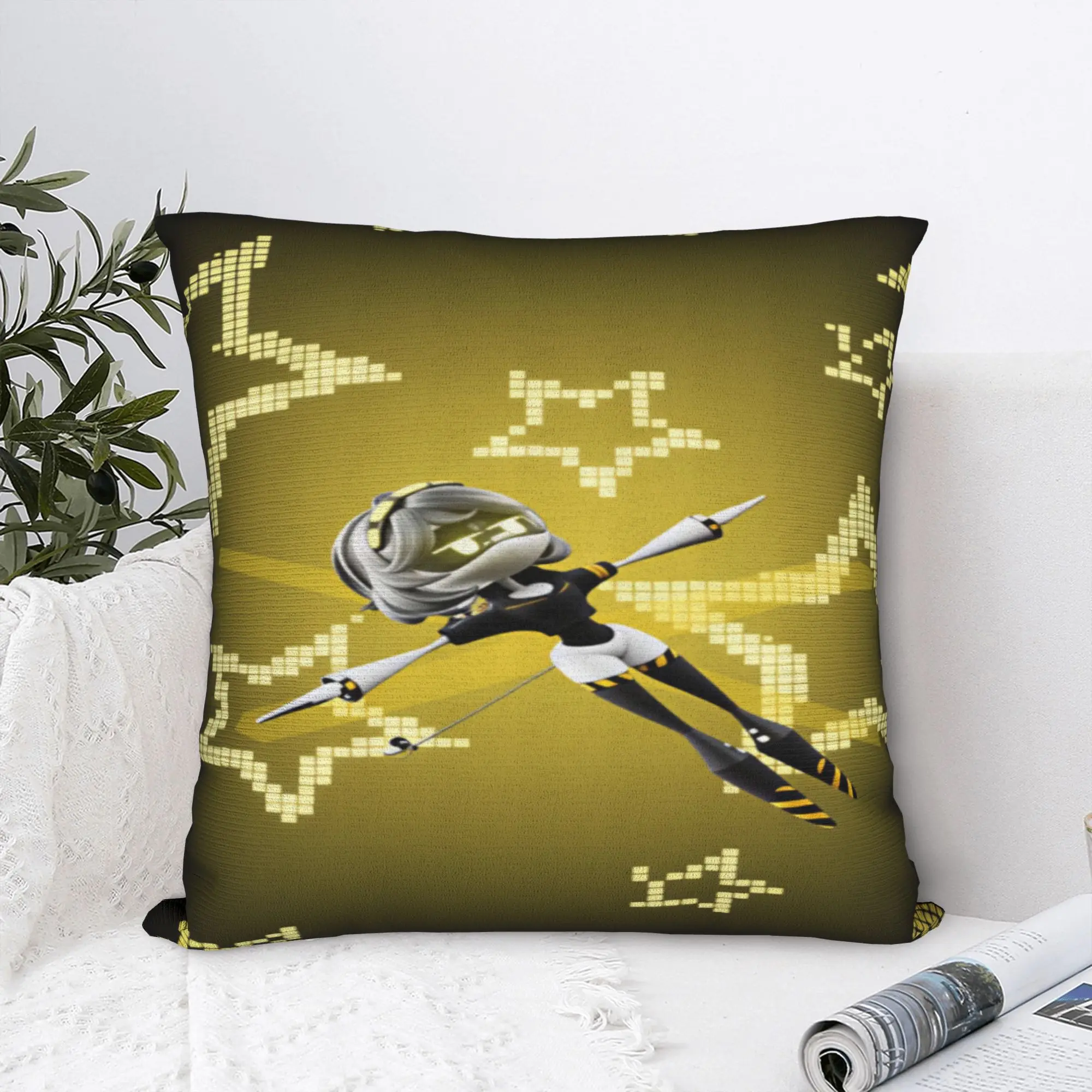 Pillow Case Murder Drones Uzi Doorman  Custom  Pillow Cover For Office Car Home Decor Morden Pillowcases