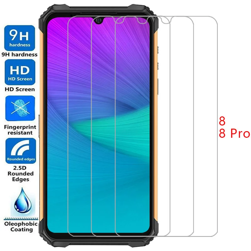 Screen Protector for Ulefone Armor 8 Pro Protective Tempered Glass on Armor8 Armor8Pro 8Pro Phone Film Glas 9H