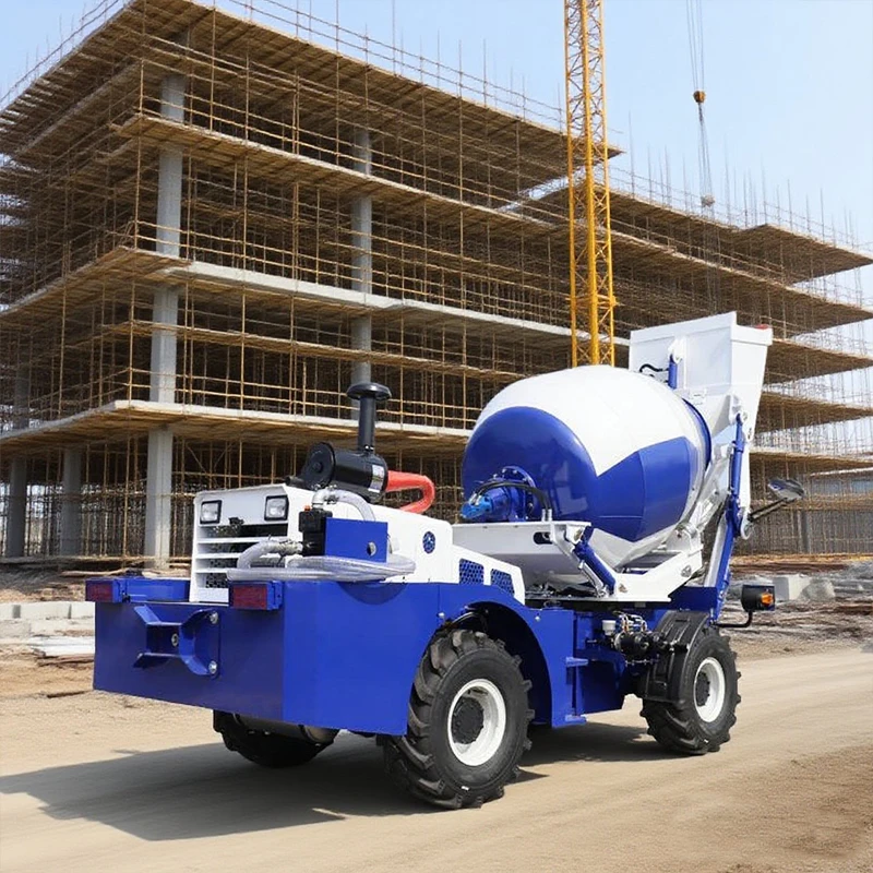 Hot-Selling Fully Automatic Self-Loading Concrete Mixer Truck High-Efficiency Factory Core Engine Pump Motor Bearing Gear