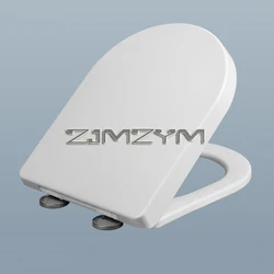 Toilet Seat Cover For Household Universal Toilet Lid U/V Shaped Thickening Slow Drop Toilet Seat Cover Toilet Accessories