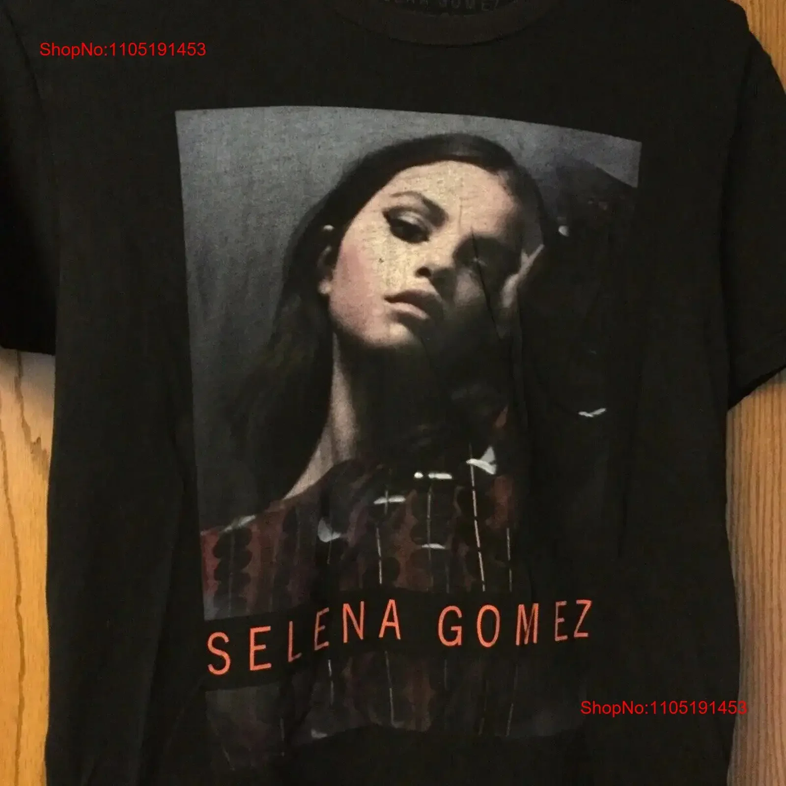 Vintage Selena Gomez Revival 2016 Black Tour T Shirt Cotton All size S 5XL HRU92 vintage Washed Top For Everyday Wear Stylish