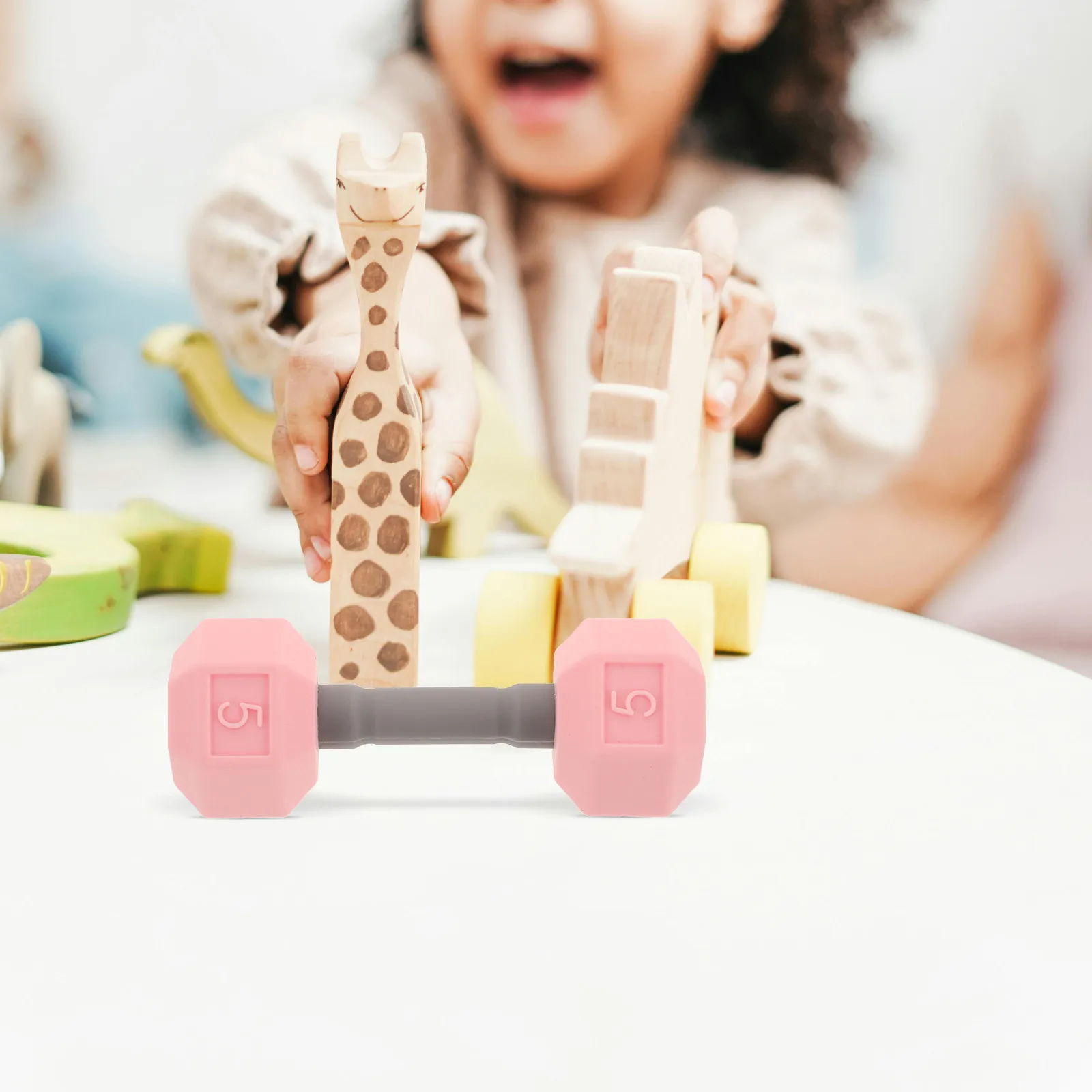 Silicone Adjustable Mini Kids Dumbbells For Nursery Teacher Christmas Stocking Stuffers Lightweight Childrenspecific