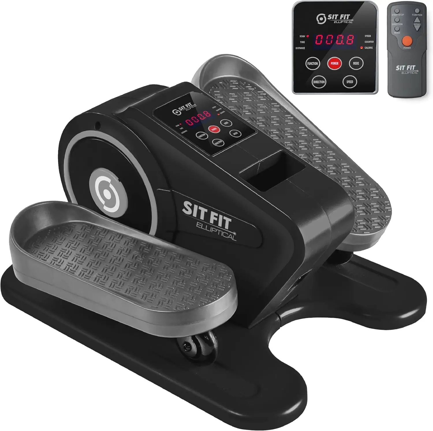 

SITFIT, Sit Down and Cycle! Powered Foot Pedal Exerciser for Seniors, Under Desk Elliptical Exercise Bike, Leg Exerciser While S