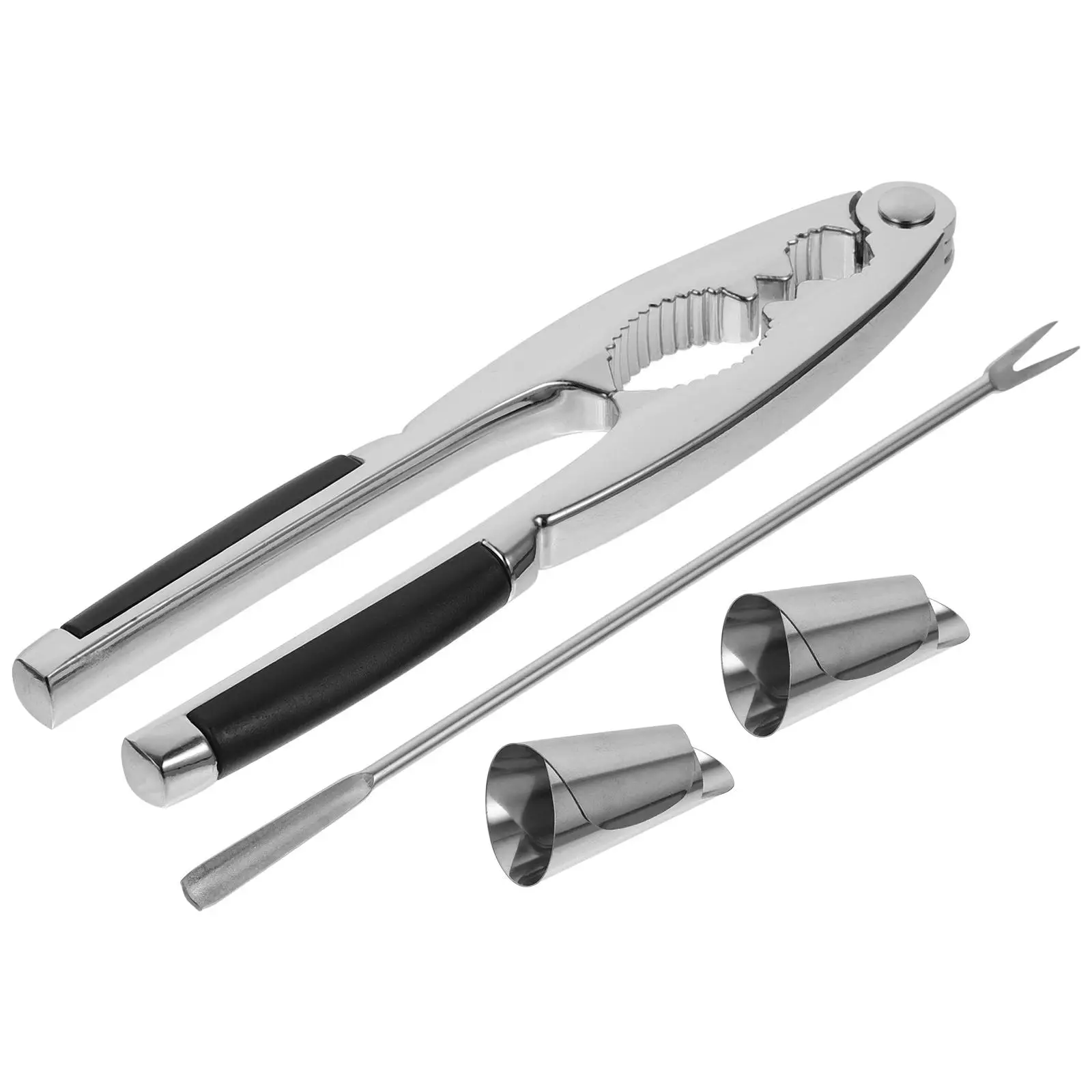 

Nutcracker Walnut Clip Opener Multifunctional Dried Fruit Shell Tool Stainless Steel Nut Opener Set Kitchen Bar Utensils