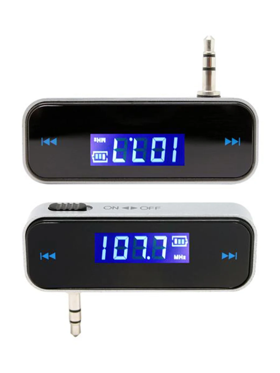 Kit automotivo, transmissor fm sem fio, tela lcd, transmissor fm, modulador sem fio, mini áudio de música para veículos, 3.5mm, para celulares