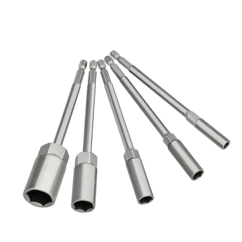 150mm Deep Nut Driver Bits Set Impact Socket 1/4\