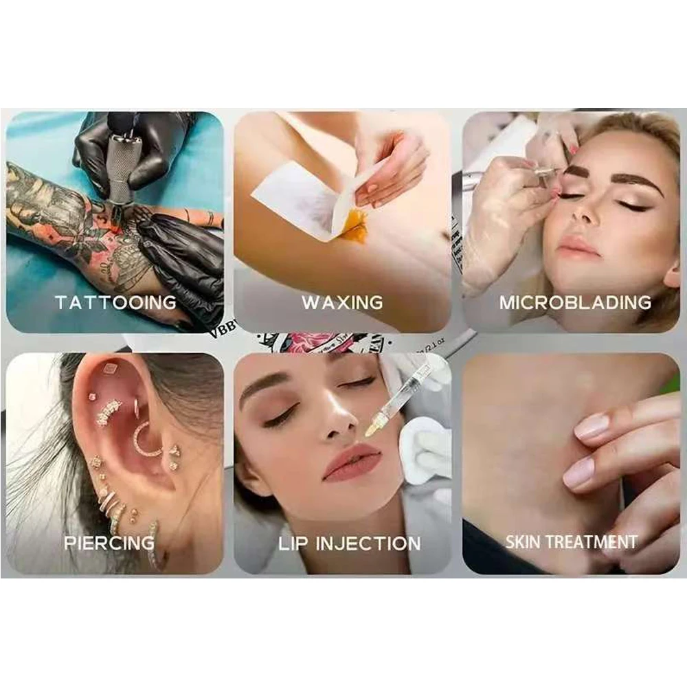 Supertk Tattoo Blue Gel During Permanent Makeup Eyebrow Tattoo Microblading Piercing Pmu  Auxiliary Secondary Gel 1.2OZ