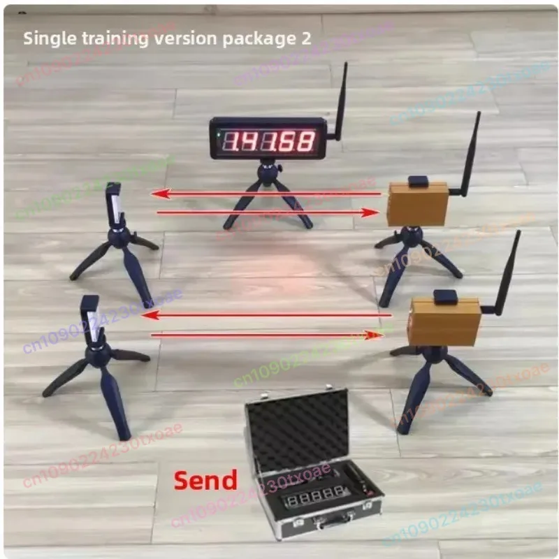 

Wireless Laser Timer for Track and Field, Roller Skating, Speed Stakes, Speed Skating, Motorcycle Gymkhana Infrared Timer