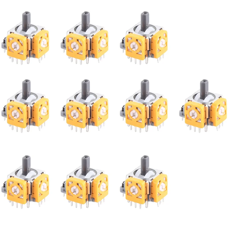 ABFM-10PCS 3D Analog Joystick Sensor Module Potentiometer For PS4 PS4 Pro Controller Repair Parts Spare Parts Accessories
