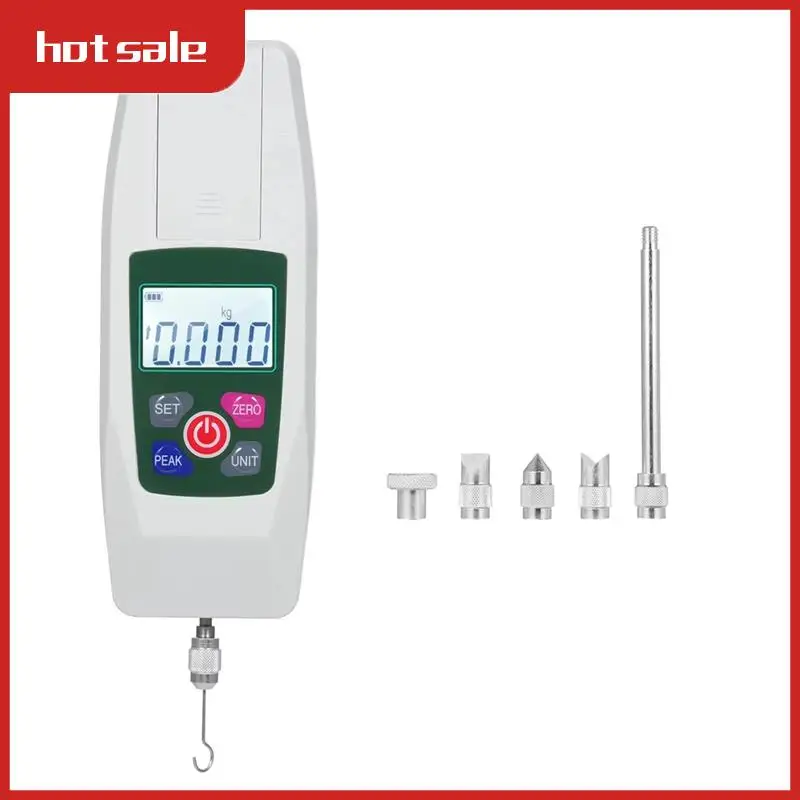 

Digital Force Gauge Push And Pull Tester Meter Mini Dynamometer N Kg Lb Oz 500N/50Kg/110Lb/1800Oz 1% Accuracy