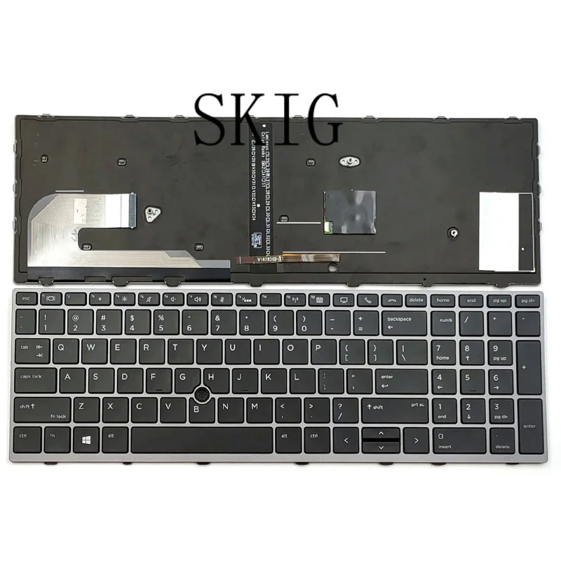 New For HP Elitebook 850 G5 855 G5 755 G5 750 G5 Series Laptop Keyboard US Backlit