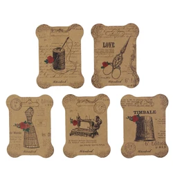 10pcs Paper Thread Card Embroidery Thread Bobbins Floss for Storage Holder Paper Winding Board 10*7.5cm