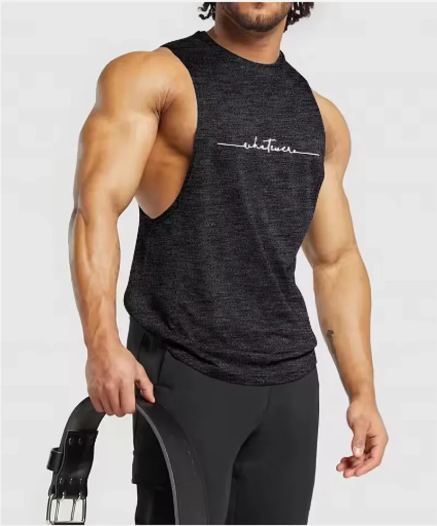 Summer New Sleeveless Round-neck Patterned Sports Fitness And Bodybuilding European And American Street Fashion FD51193998