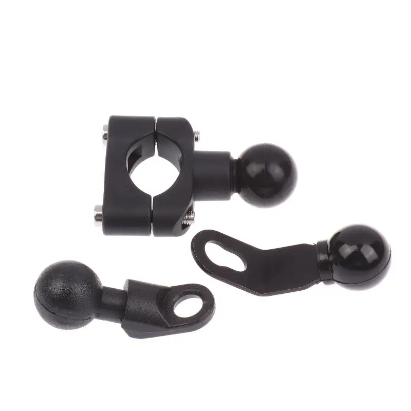 New 1 Set 2.3cm Ball Clamp Bracket For Motorbike Phone Holder PJ10/PJ13/PJ18 Motorcycle Handlebar Mount Base Kit Accessories