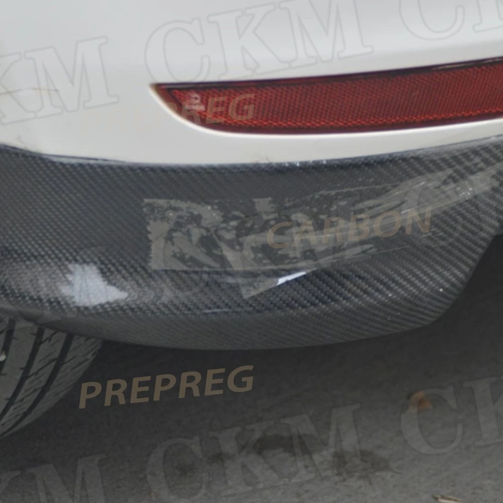 

For Volkswagen VW Golf 6 VI MK6 GTI 2010-2013 Car Carbon Fiber Rear Lip Splitters Side Bumper Aprons Flaps PP Body Kits