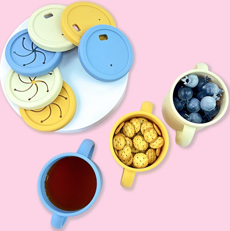 BPA FREI Silikon Baby Fütterung Set Sauger Schüssel Teller Stroh Tasse Löffel Gabeln für Kinder Baby Geschirr Kinder Gerichte – Detail 17