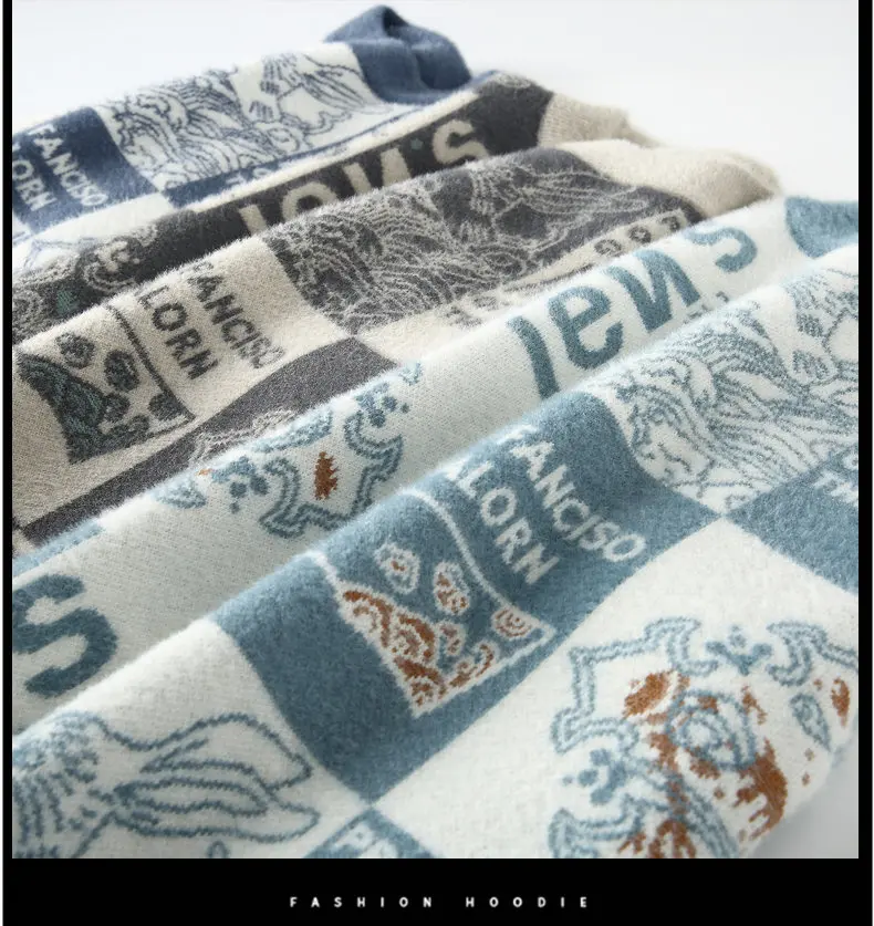 Men Clothing Sweater For Men Casual Pullovers Male Spring Men's Sweat-shirt Streetwear Knit Autumn Fashion Hombre Warm Solid