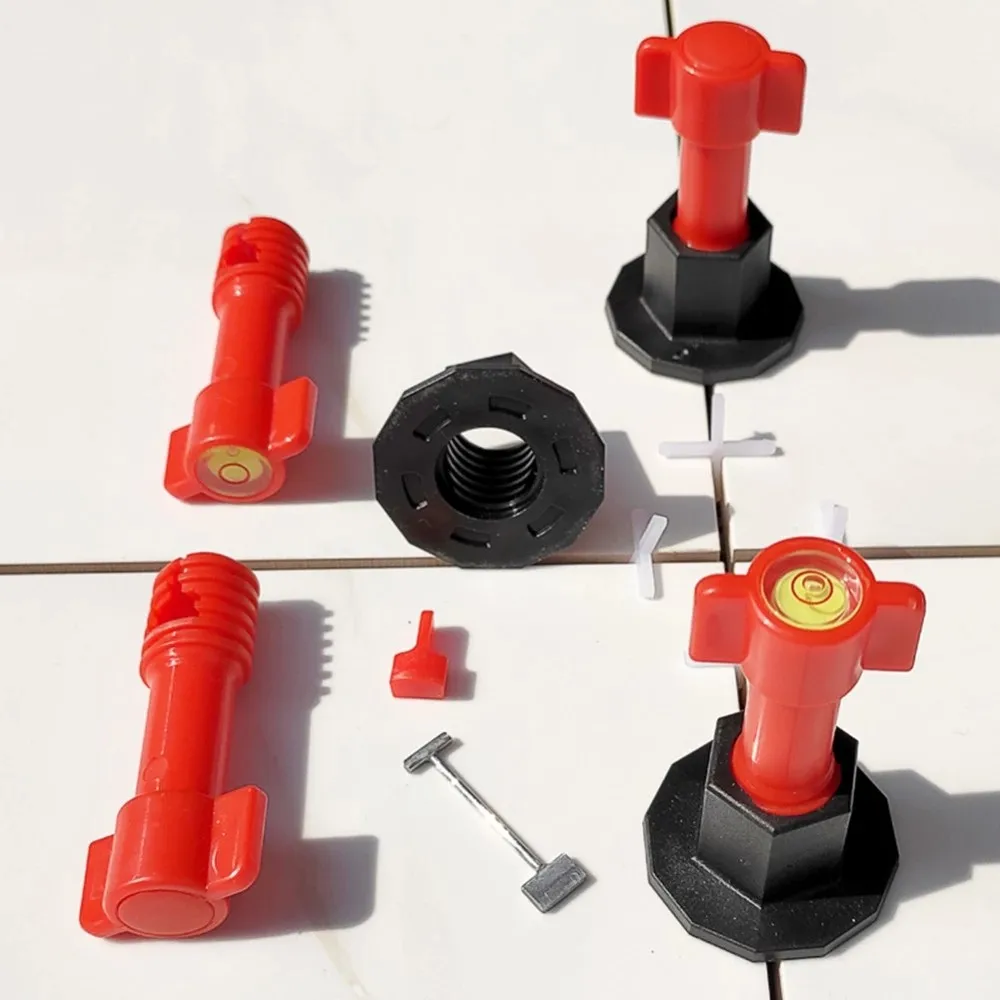 2mm-6mm Tile Leveler 3mm-16mm Steel Tile With Replaceable 25Set Device Leveler Leveling Needles PP Stainless Steel